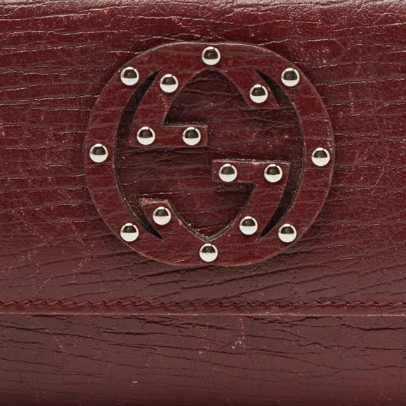 GUCCI Brick Leather Soho Studded Continental Wallet - Picture 5 of 8